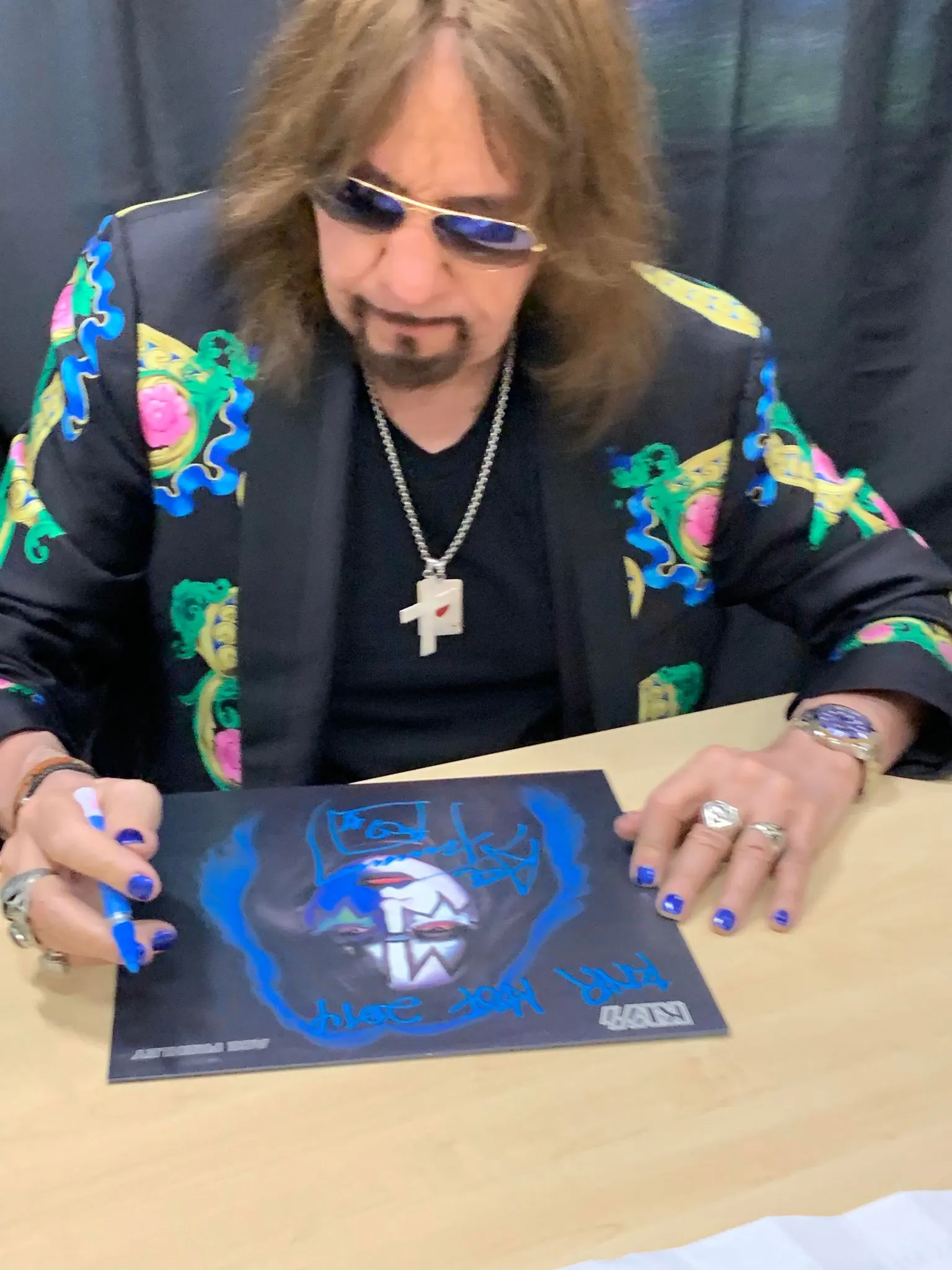 Ace Frehley Autographed KISS Alive! Vinyl Album