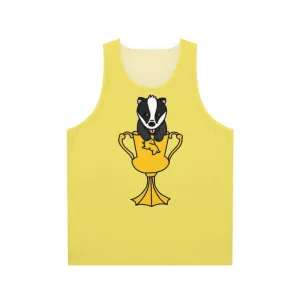 Adorable Chibi Badger Unisex Tank Top for Potterheads