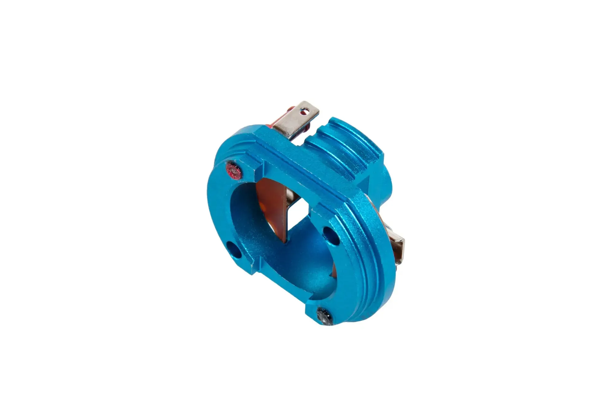 Aluminum lower motor  cover Dark Matter Blue