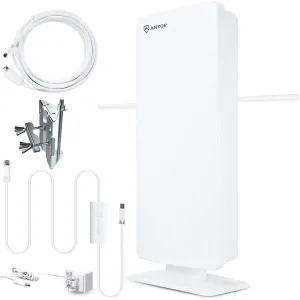 ANTOP Big Boy AT-400BV Outdoor/Indoor HDTV Antenna, Smartpass Amplified, VHF Enhanced