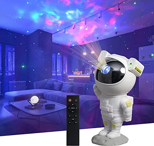 Astronaut Galaxy Projector with Backup Battery | Night Light