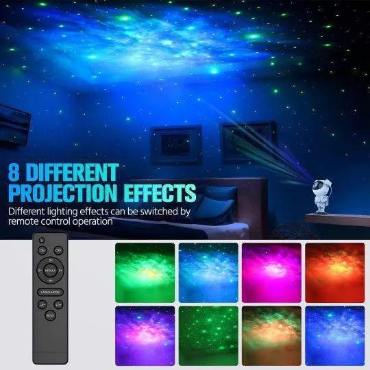 Astronaut Light Projector Nebula Ceiling LED Lamp