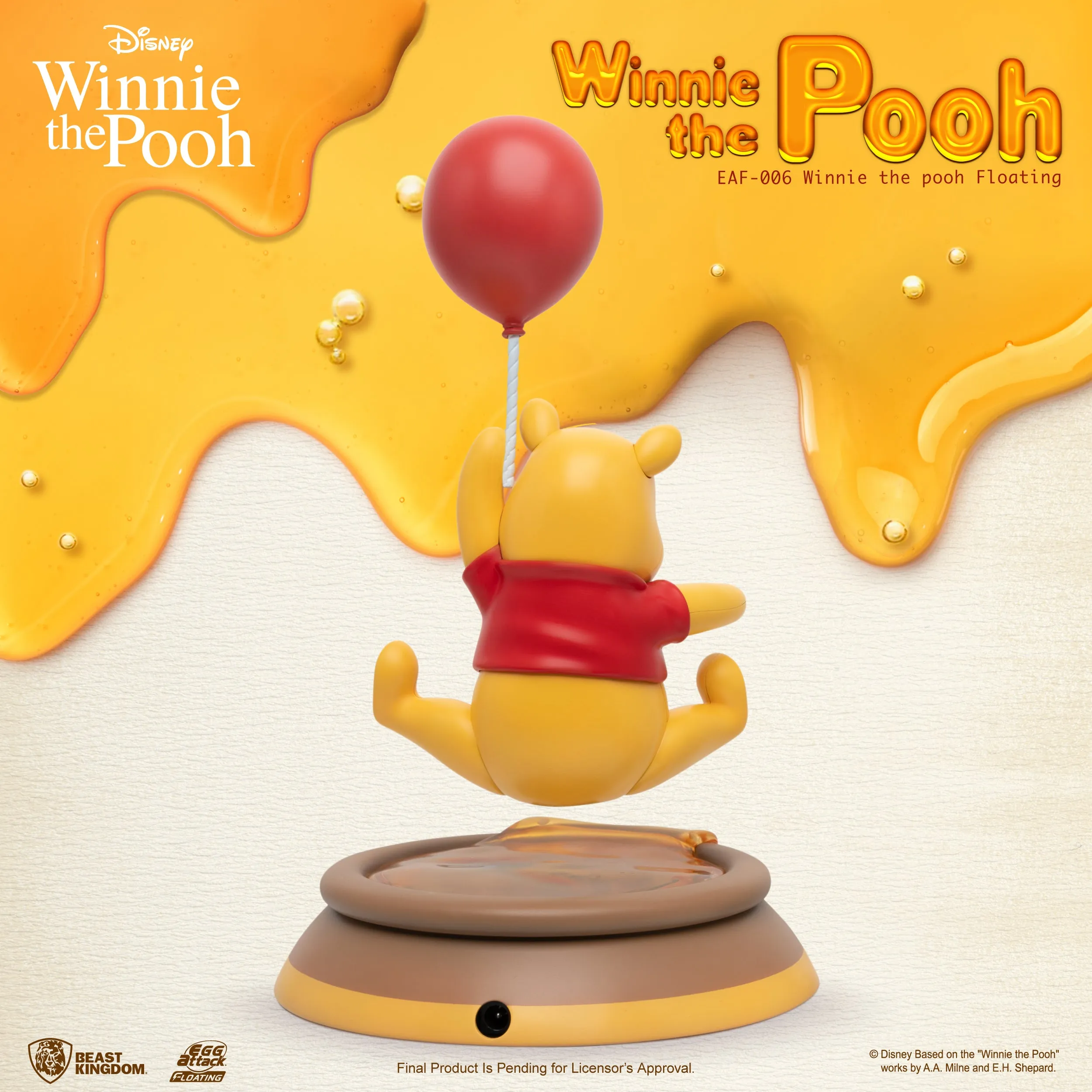 Beast Kingdom EAF-006 Winnie the pooh Egg Attack Floating