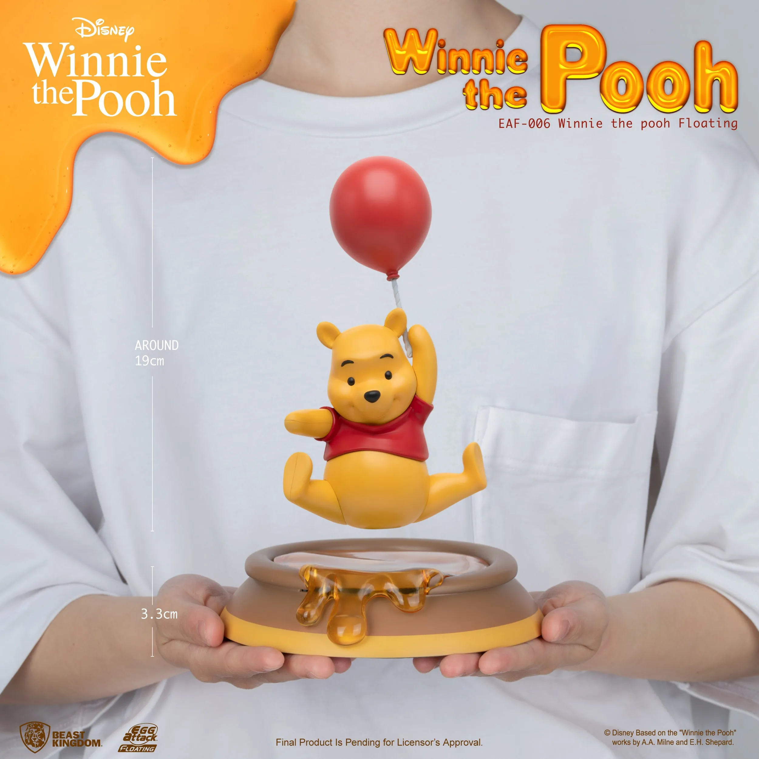 Beast Kingdom EAF-006 Winnie the pooh Egg Attack Floating