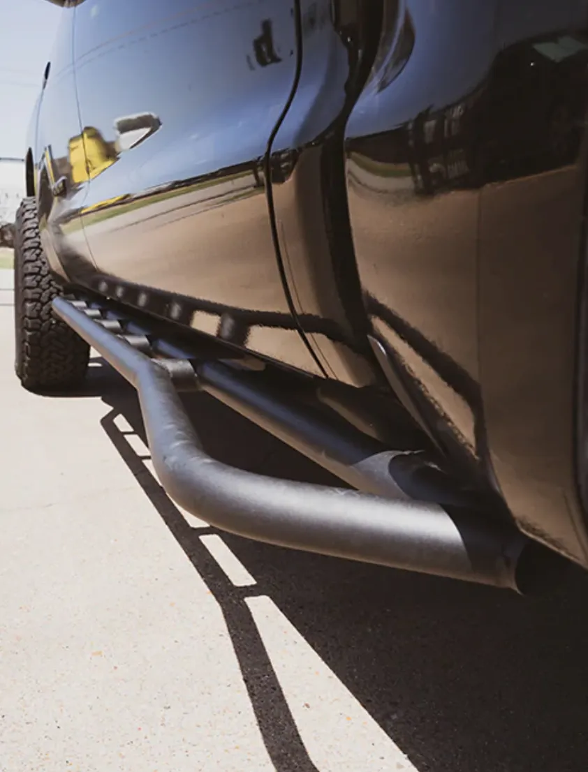 CALI RAISED LED 2014-2021 TOYOTA TUNDRA TRAIL EDITION ROCK SLIDERS