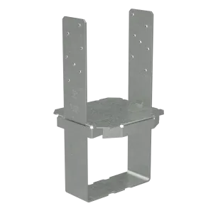 CBSQ Galvanized Standoff Column Base for 8x8 with SDS Screws (Pack of 4)