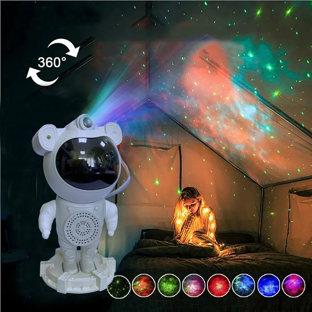 CRONY BT Astronaut Starmoon projection light Nebula Starry Sky Star Projector Galaxy Projector Night Light For Kids