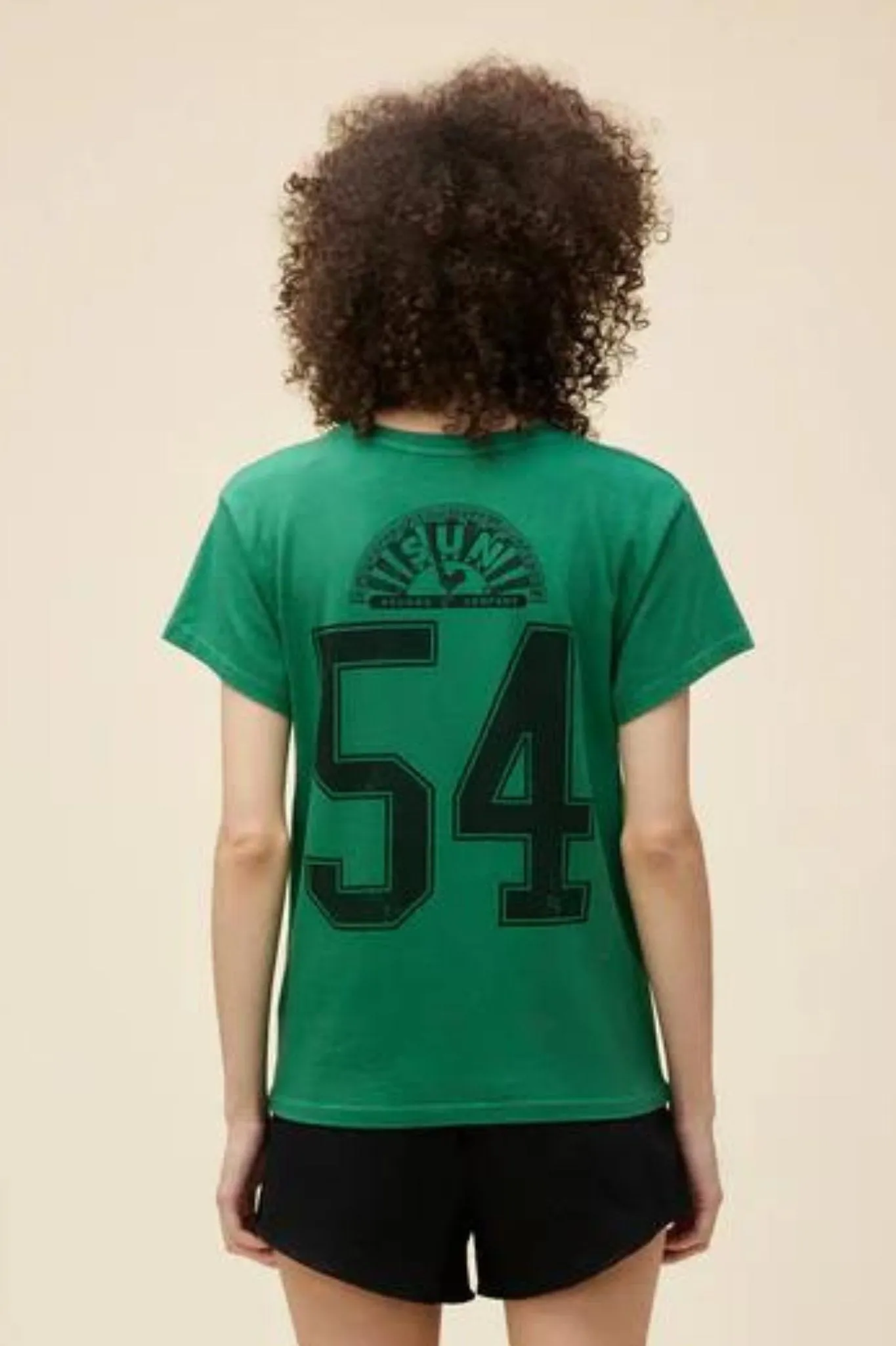 Daydreamer: Sun Records Elvis Collegiate Tour Tee in Jade