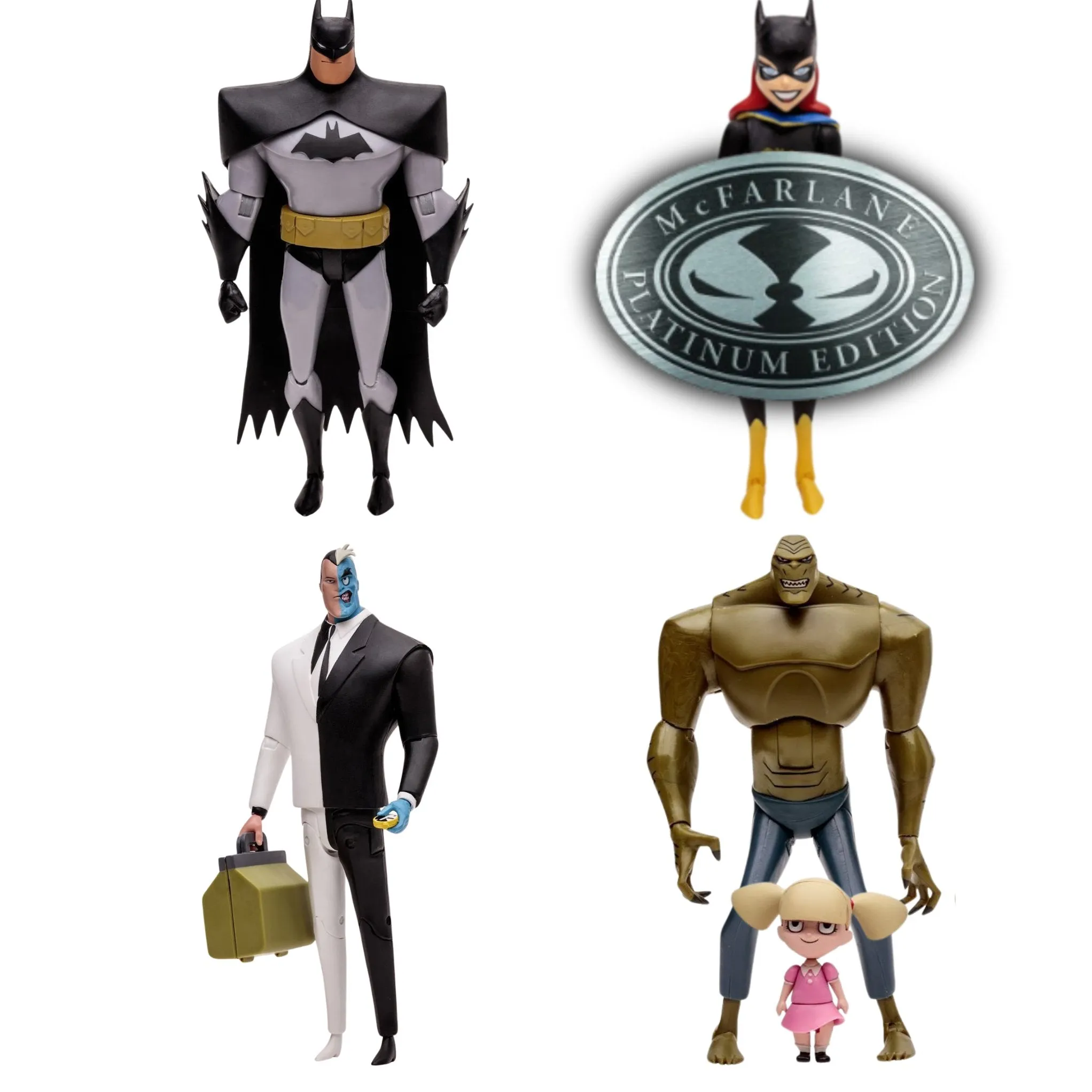 DC Direct Platinum Chase Variant New Batman Adventures Wave 1 COMPLETE SET OF 4