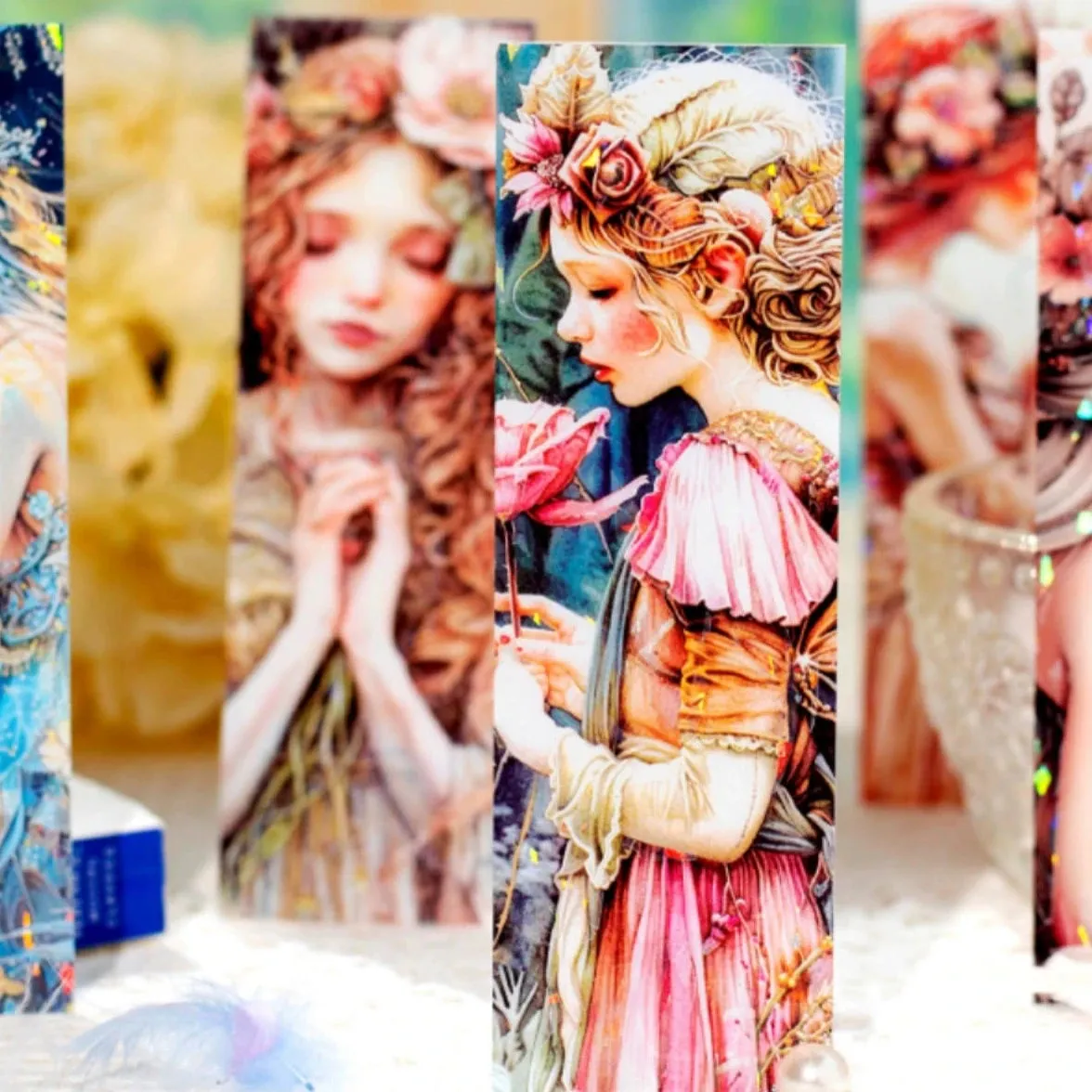 Elf Fantasy Hot Gold PP Bookmarks