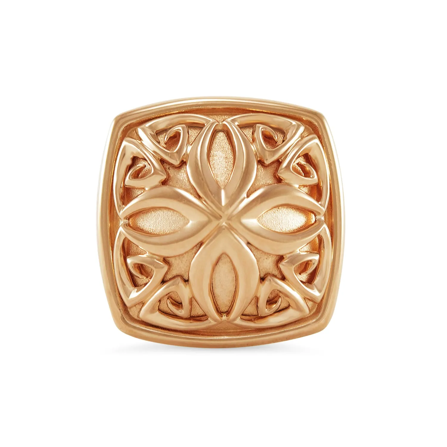 Empress Ring Large - 18K Rose Gold Vermeil