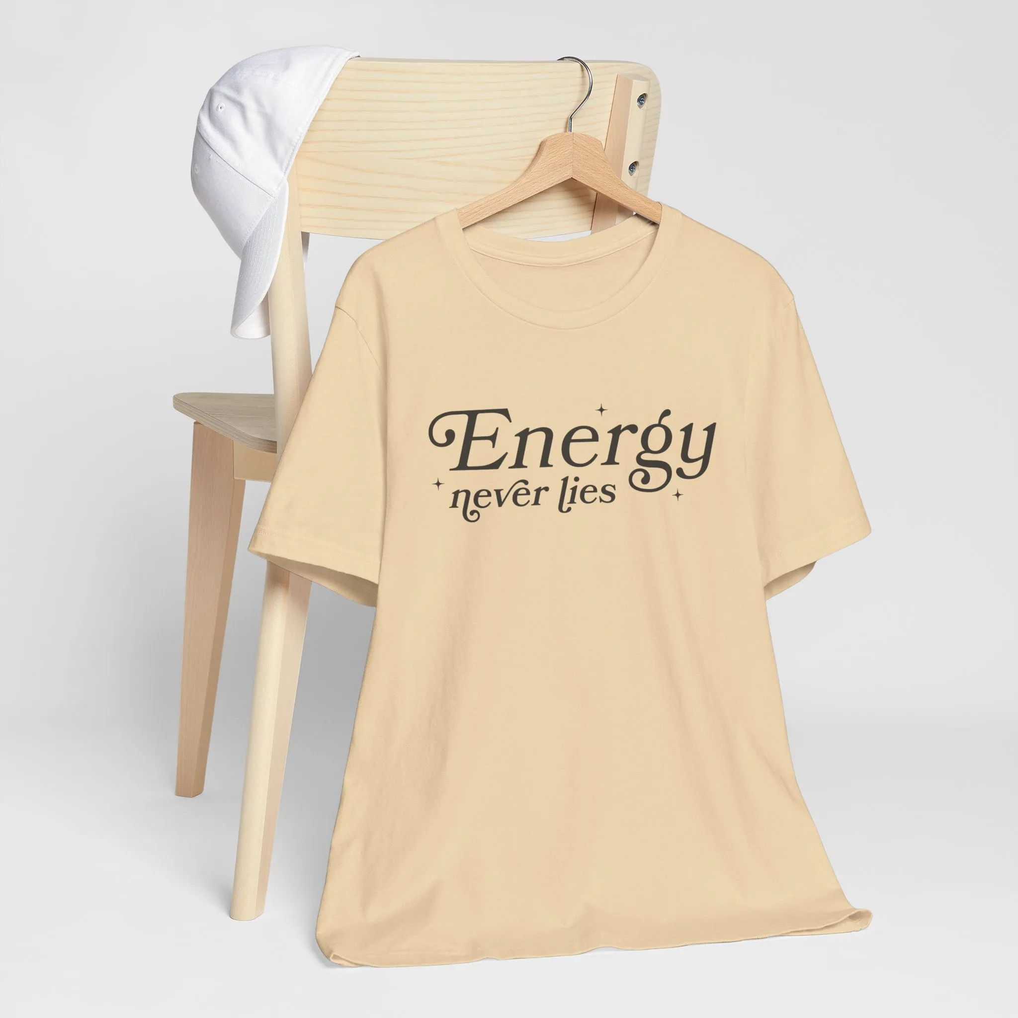 Energy Never Lies Tee - Soft, Durable, and Sustainable