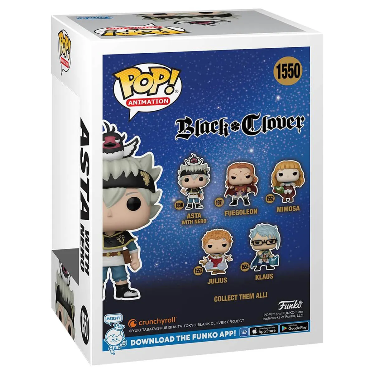 Funko Pop! Animation: Black Clover: Asta with Nero Vinyl Figure #1550