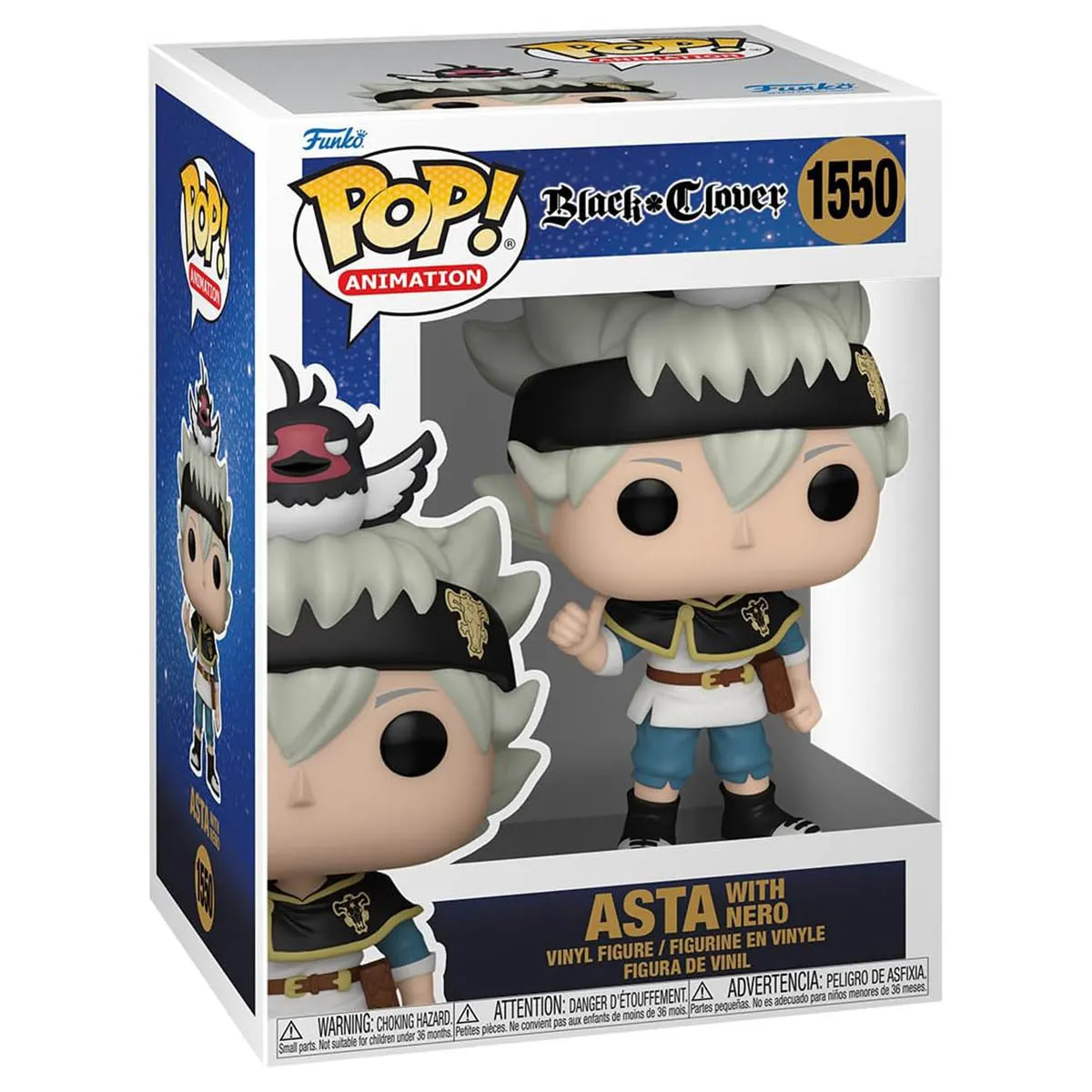 Funko Pop! Animation: Black Clover: Asta with Nero Vinyl Figure #1550