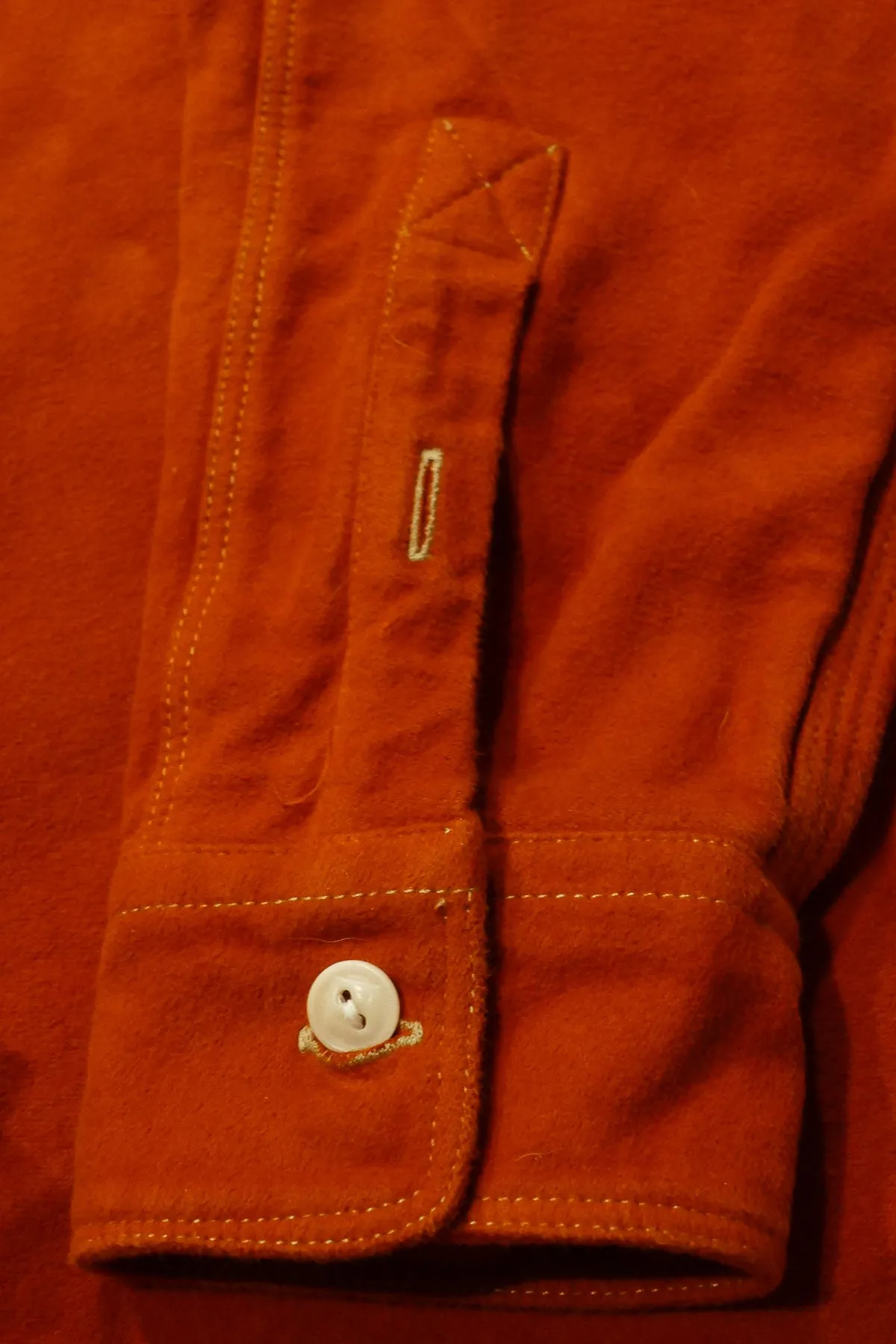 Hen's Teeth - HTM-S1M2 Work Shirt in Moleskin Rust