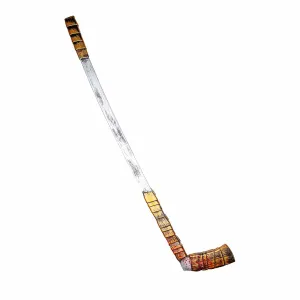 Horror Ice Hockey Stick Blood Stained Plastic Prop Jason Killer 92cm