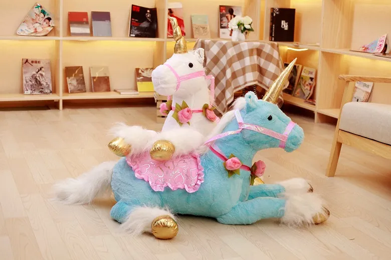 Jumbo Riding Unicorn (3 Colors)