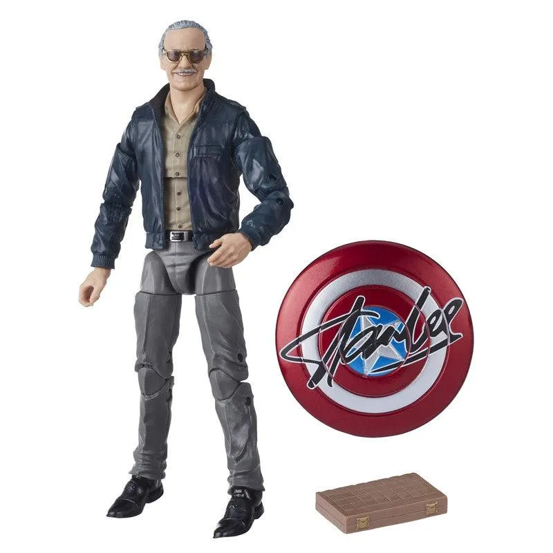 Marvel Legends Series 6-inch Collectible Action Figure Toy Marvel's The Avengers cameo Stan Lee, Accessories