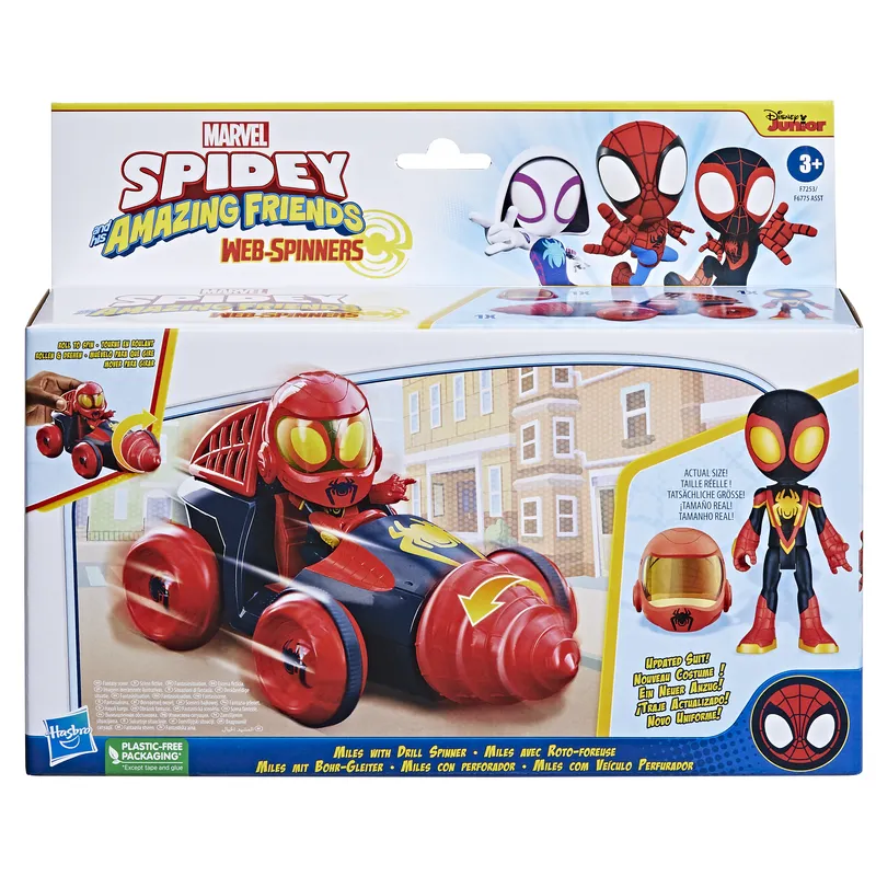 Marvel Spidey & His Amazing Friends Webspinner Vehicle Assortment