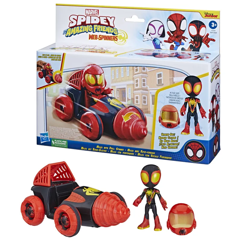 Marvel Spidey & His Amazing Friends Webspinner Vehicle Assortment