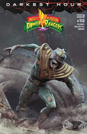 Mighty Morphin Power Rangers #112 Cover B Dark Grid Variant Barend