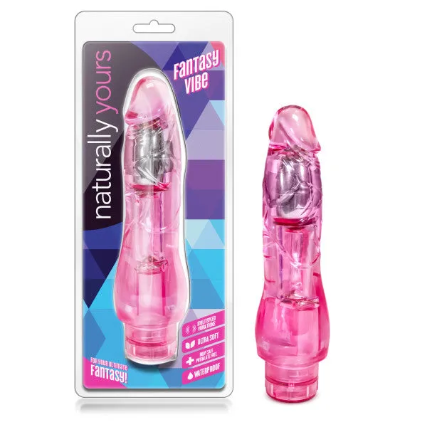 Naturally Yours Fantasy Vibrator Pink