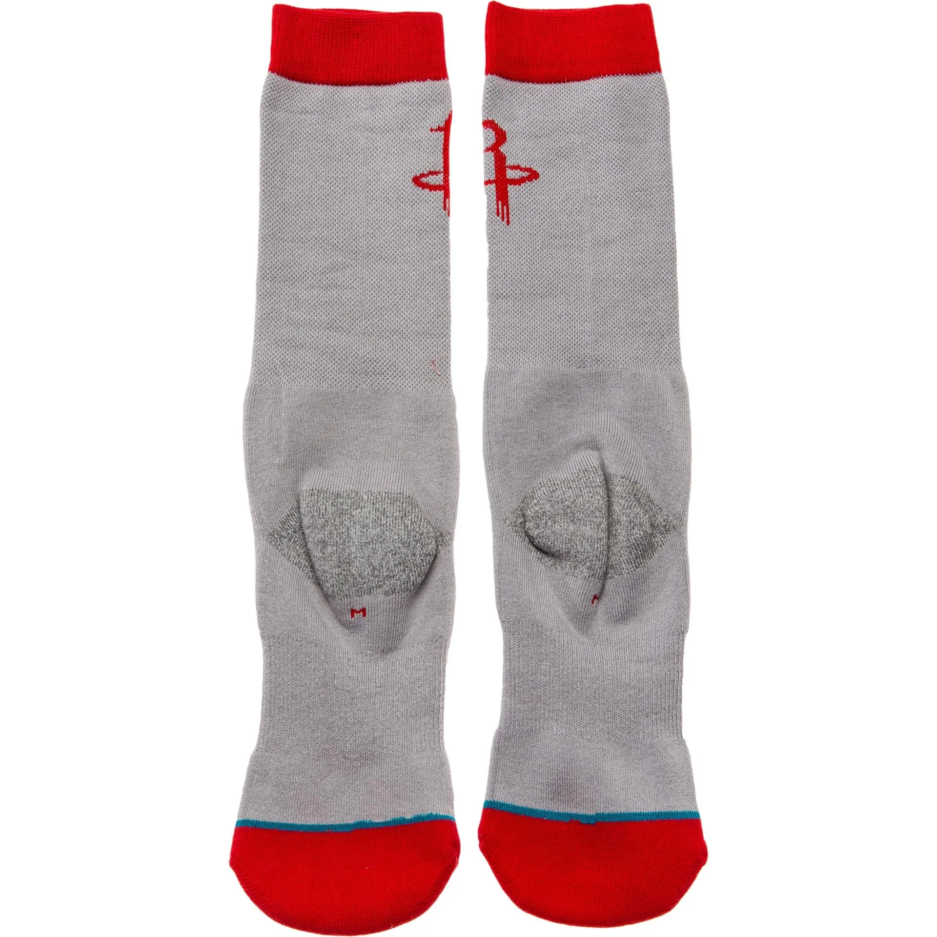 NBA Houston Rockets Socks (Mens) - Grey/Red