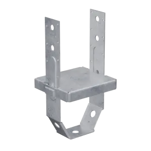 PBS Hot-Dipped Galvanized Standoff Post Base for 6x6