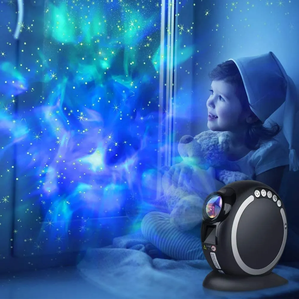 PQ Bluetooth Music Star Projector Night Light Remote Control