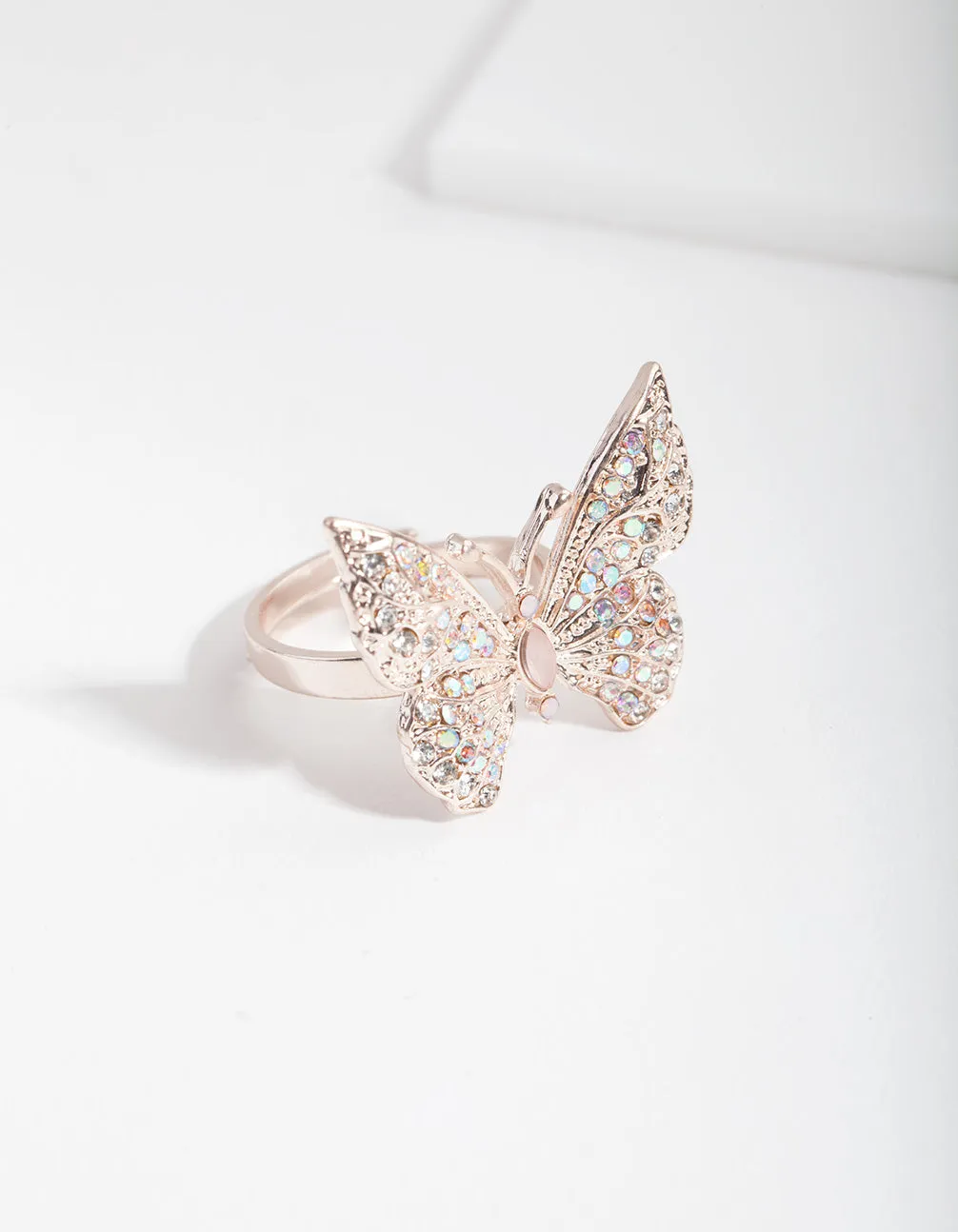 Rose Gold Butterfly Ring