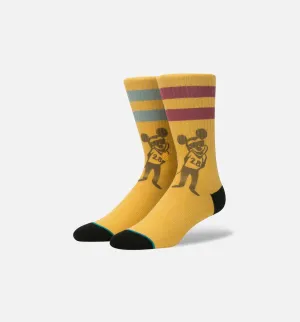 Russ Pope Mickey Socks Men's - Gold/Black