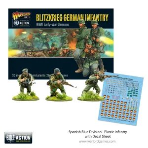 Spanish Blue Division - Plastic Infantry with Decal Sheet