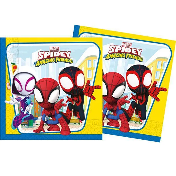 Spidey & His Amazing Friends Paper Napkins 20pk