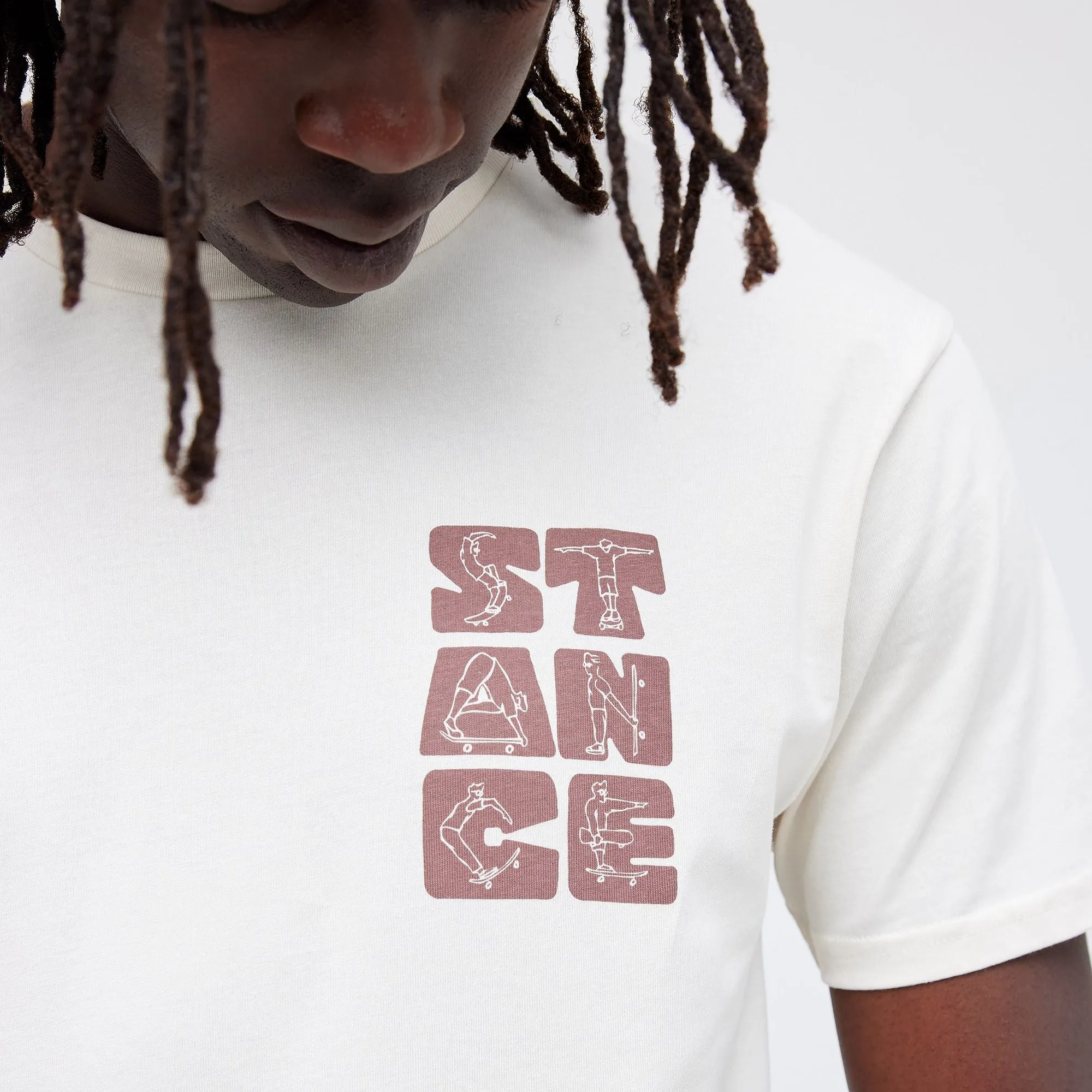 Stance Complicated T-shirt Vintage White