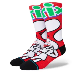 Stance Trix Socks-Red