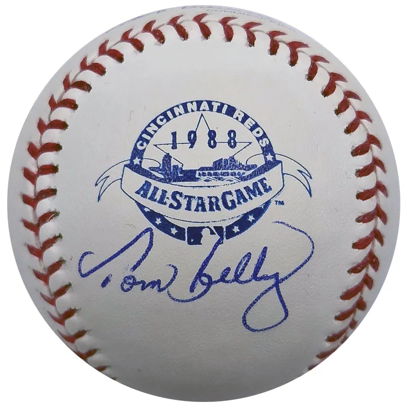 Tom Kelly Autographed 1988 All Star Game OMLB Baseball Minnesota Twins