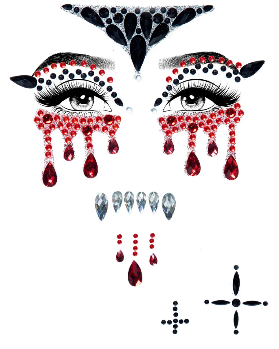 Vampire Blood Face Jewels